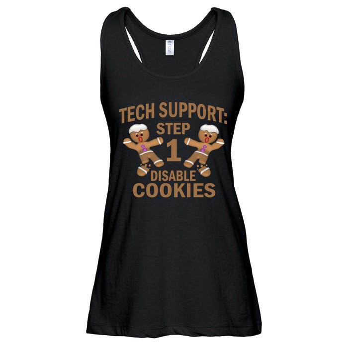 Tech Support Step One Disable Cookies Ladies Essential Flowy Tank
