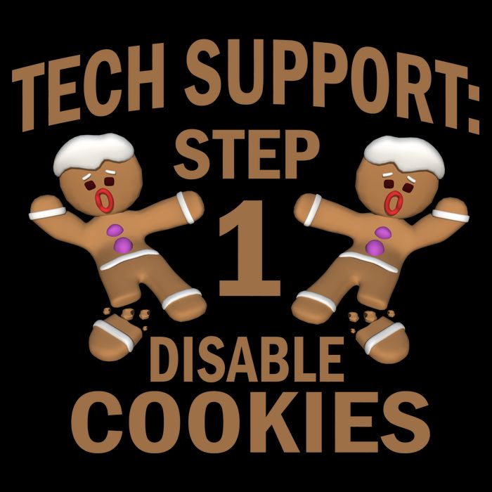 Tech Support Step One Disable Cookies Ladies Essential Flowy Tank