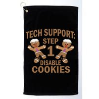 Tech Support Step One Disable Cookies Golf Towel
