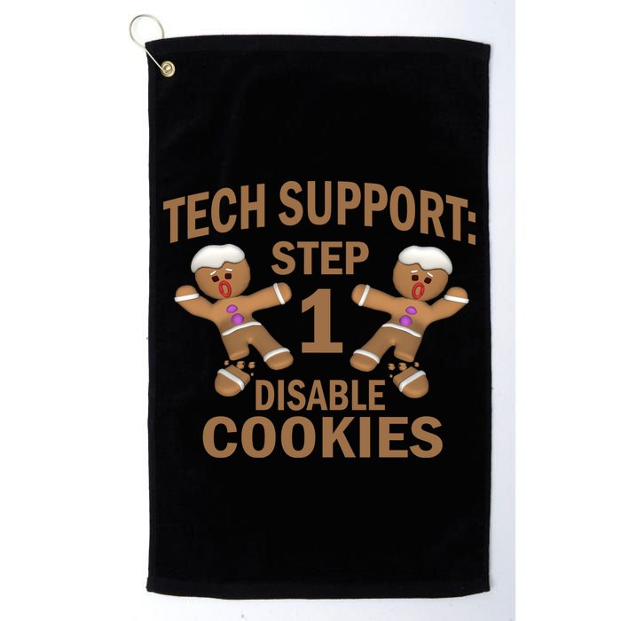 Tech Support Step One Disable Cookies Golf Towel