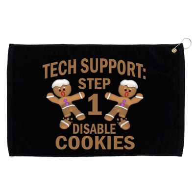 Tech Support Step One Disable Cookies Grommeted Golf Towel