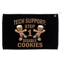 Tech Support Step One Disable Cookies Grommeted Golf Towel