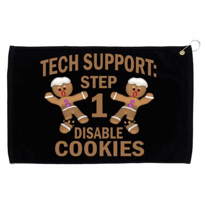 Tech Support Step One Disable Cookies Grommeted Golf Towel