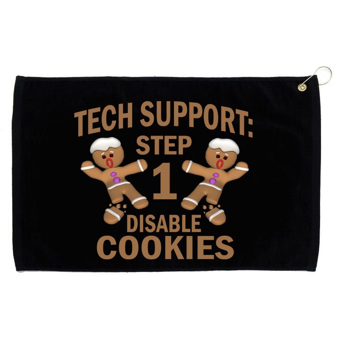 Tech Support Step One Disable Cookies Grommeted Golf Towel