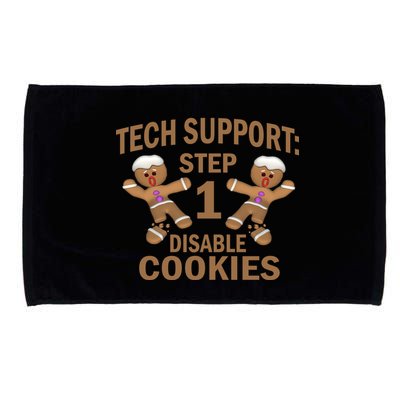 Tech Support Step One Disable Cookies Microfiber Hand Towel