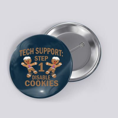 Tech Support Step One Disable Cookies Button