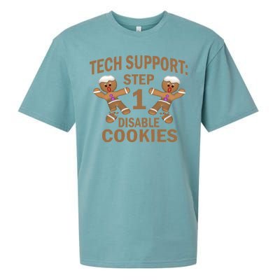 Tech Support Step One Disable Cookies Sueded Cloud Jersey T-Shirt