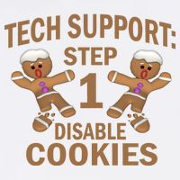 Tech Support Step One Disable Cookies Garment-Dyed Sweatshirt