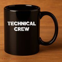 Technical Crew 11oz C Handle Ceramic Mug