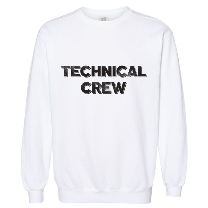 Technical Crew Garment-Dyed Sweatshirt