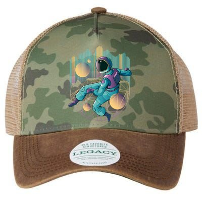 Techno Astronaut Legacy Tie Dye Trucker Hat