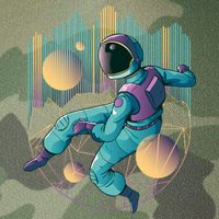 Techno Astronaut Legacy Tie Dye Trucker Hat