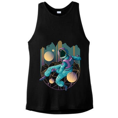 Techno Astronaut Ladies PosiCharge Tri-Blend Wicking Tank