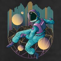 Techno Astronaut Cool Comfort Performance Bucket Hat