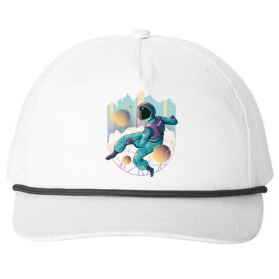 Techno Astronaut Snapback Five-Panel Rope Hat