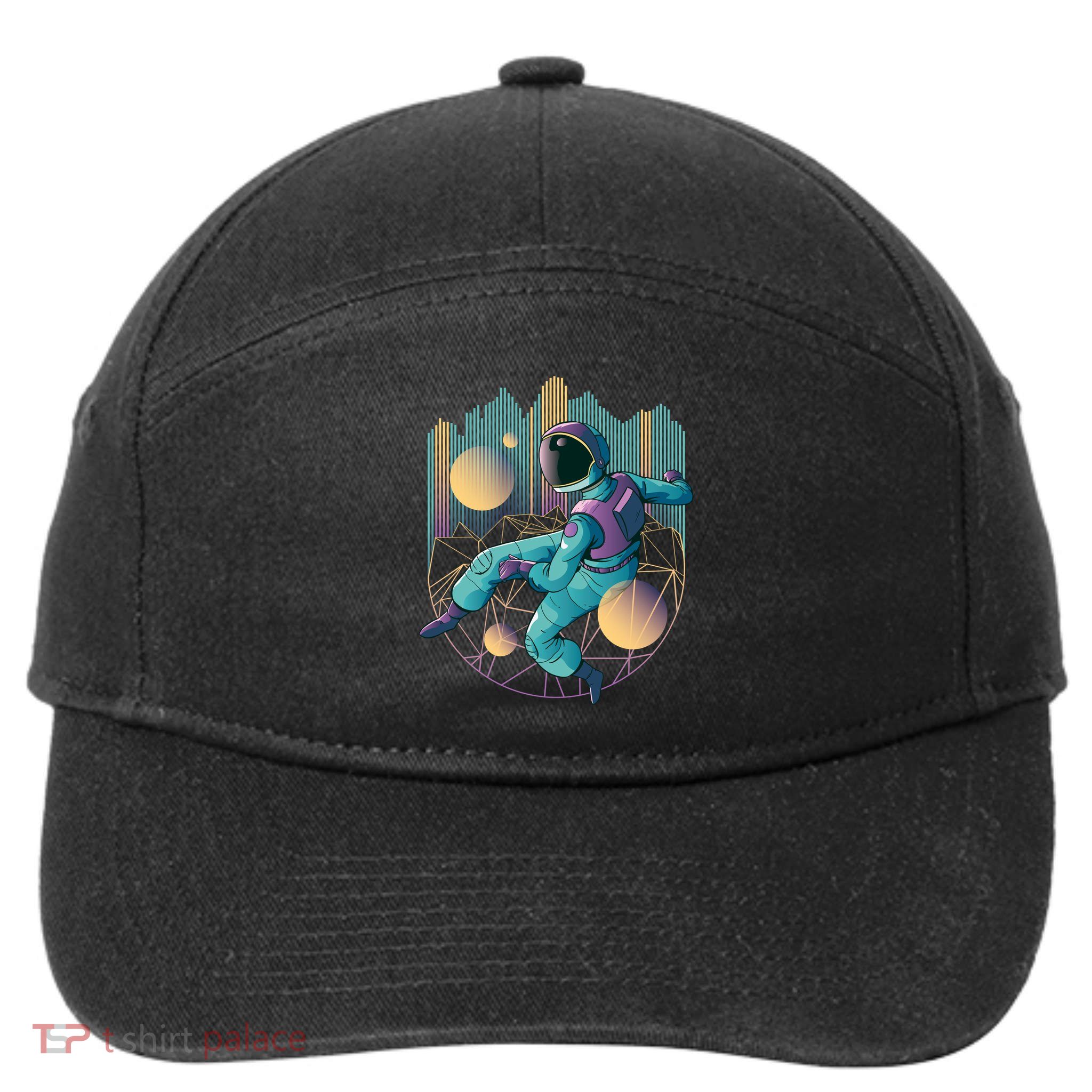 Techno Astronaut 7-Panel Snapback Hat