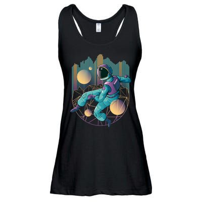 Techno Astronaut Ladies Essential Flowy Tank