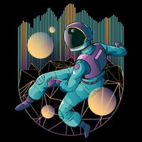 Techno Astronaut 16oz Travel Tumbler