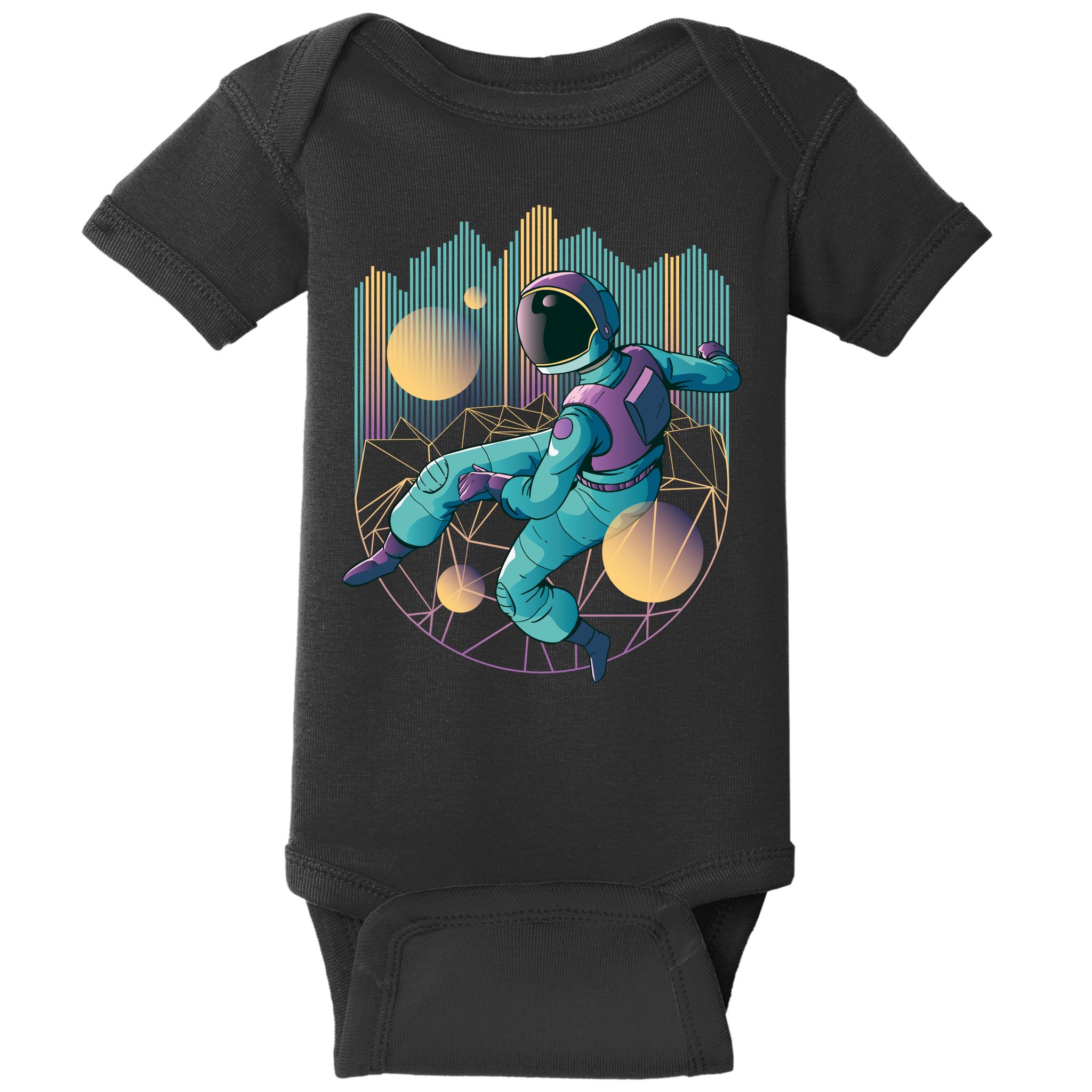 Techno Astronaut Baby Bodysuit