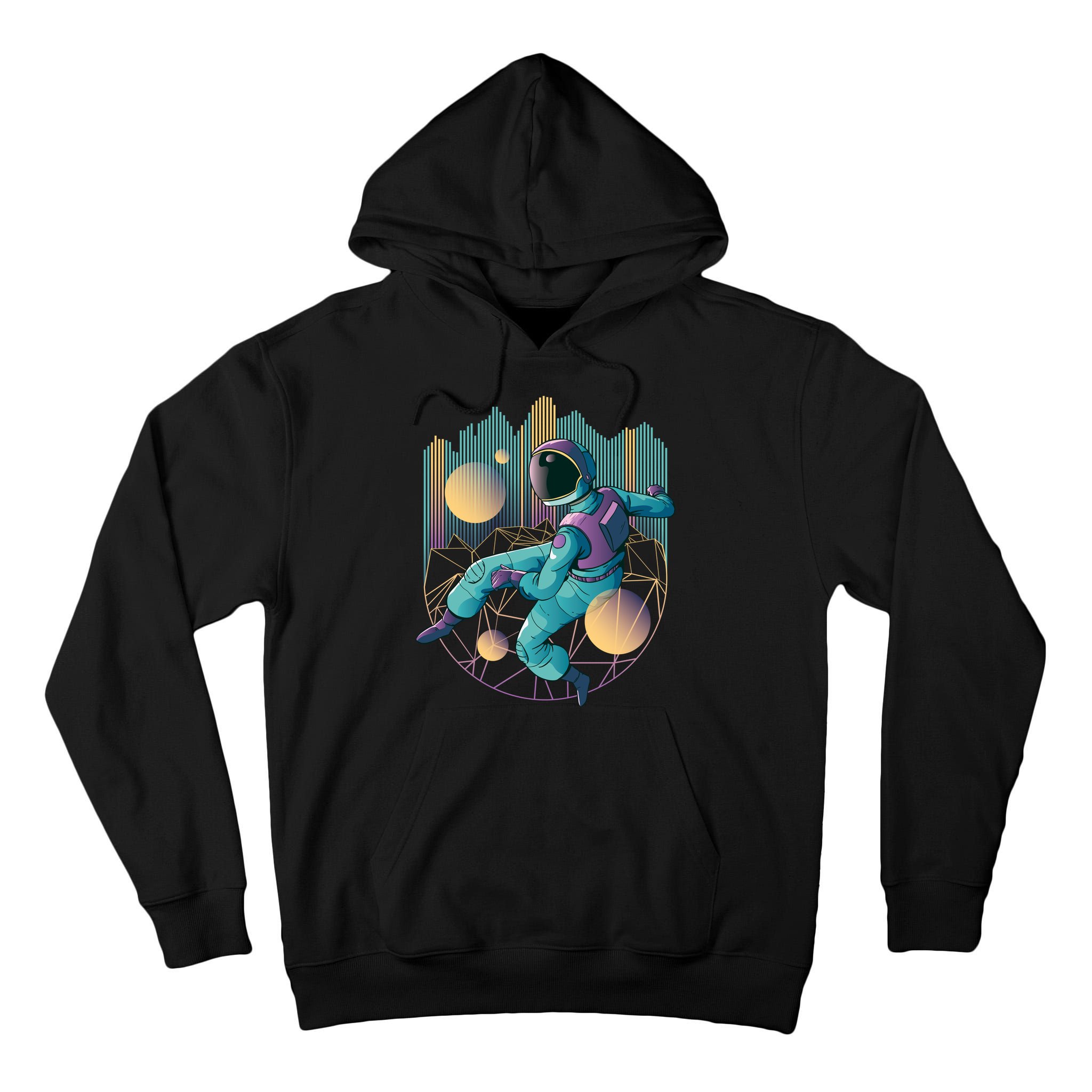 Techno Astronaut Tall Hoodie