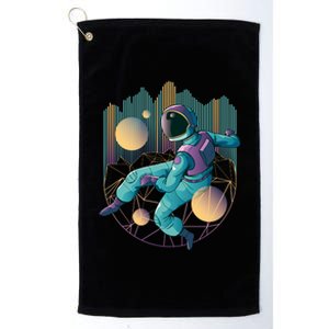 Techno Astronaut Platinum Collection Golf Towel