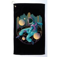 Techno Astronaut Golf Towel