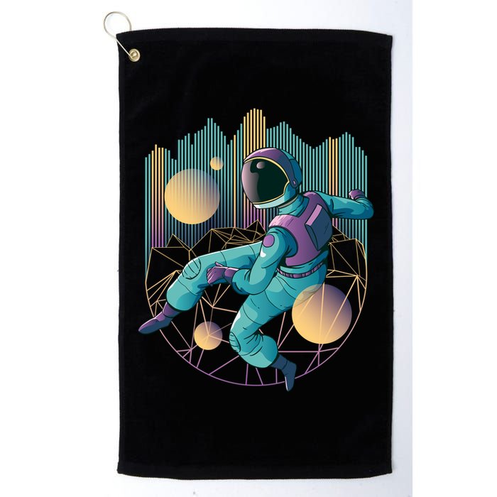 Techno Astronaut Golf Towel