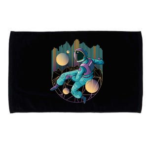 Techno Astronaut Microfiber Hand Towel