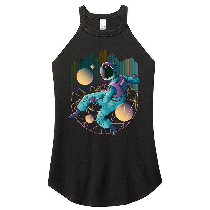 Techno Astronaut Women's Perfect Tri Rocker Tank