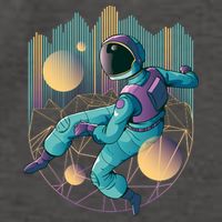 Techno Astronaut Vector Backpack