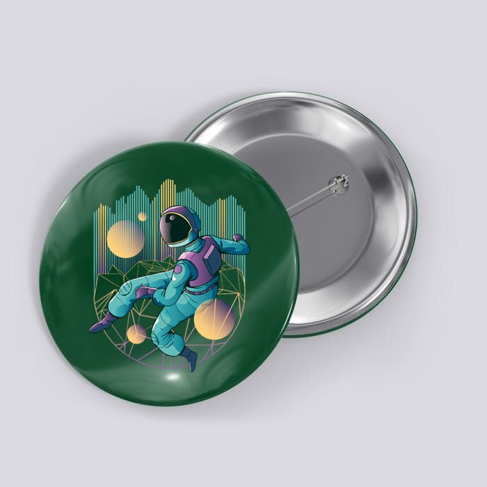 Techno Astronaut Button