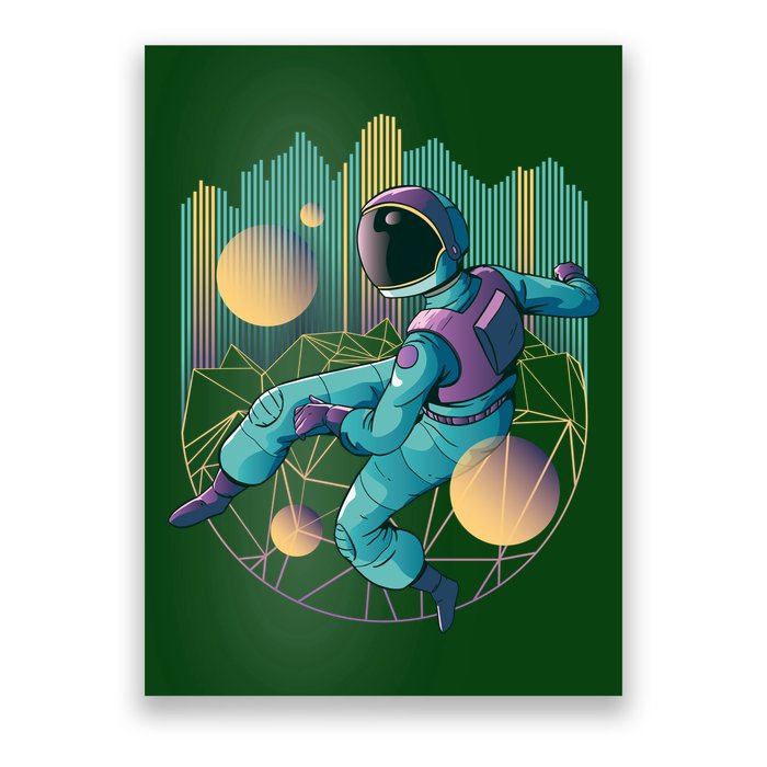 Techno Astronaut Poster