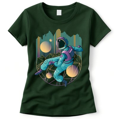 Techno Astronaut Womens T-Shirt