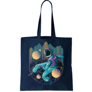 Techno Astronaut Tote Bag