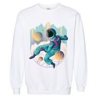 Techno Astronaut Garment-Dyed Sweatshirt