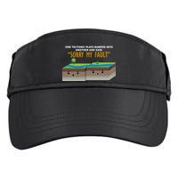 Tectonic Plate Sorry My Fault Adult Drive Performance Visor