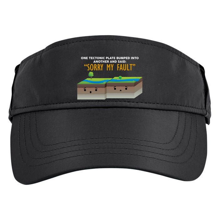 Tectonic Plate Sorry My Fault Adult Drive Performance Visor
