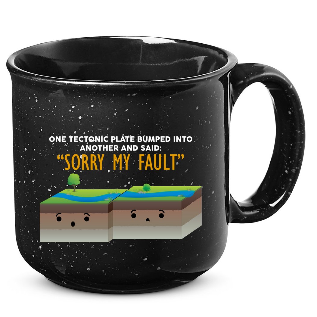 Tectonic Plate Sorry My Fault 15oz Campfire Ceramic Mug