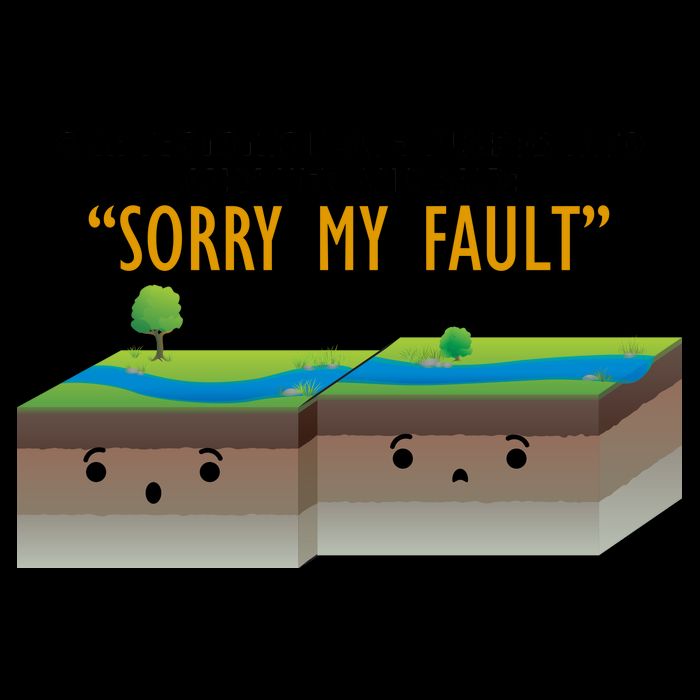 Tectonic Plate Sorry My Fault 16oz Travel Tumbler