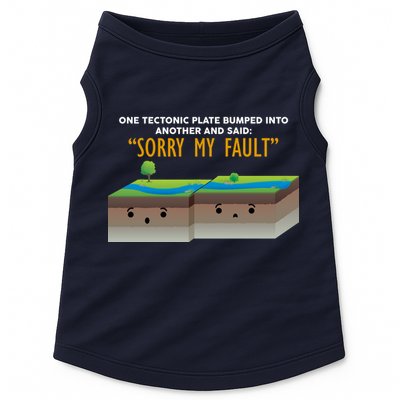 Tectonic Plate Sorry My Fault Doggie Tank
