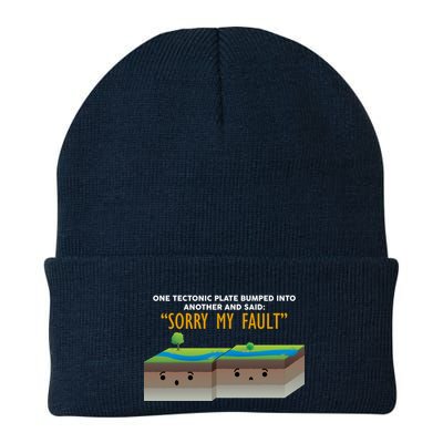 Tectonic Plate Sorry My Fault Beanie