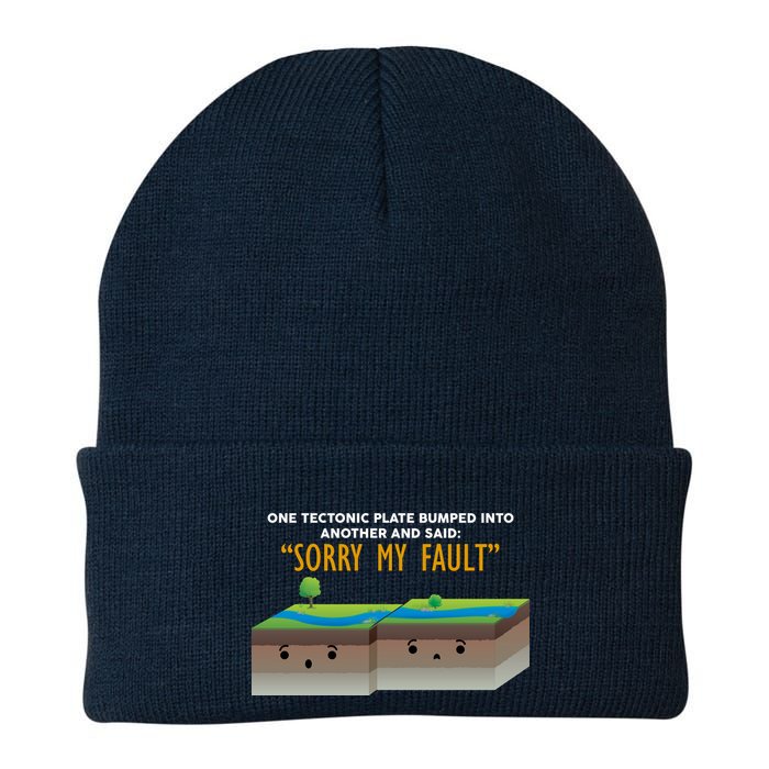 Tectonic Plate Sorry My Fault Beanie