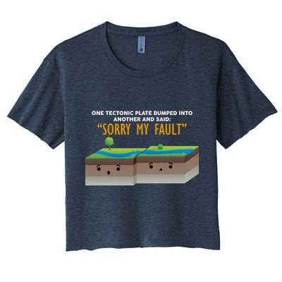 Tectonic Plate Sorry My Fault Crop Top