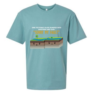 Tectonic Plate Sorry My Fault Sueded Cloud Jersey T-Shirt