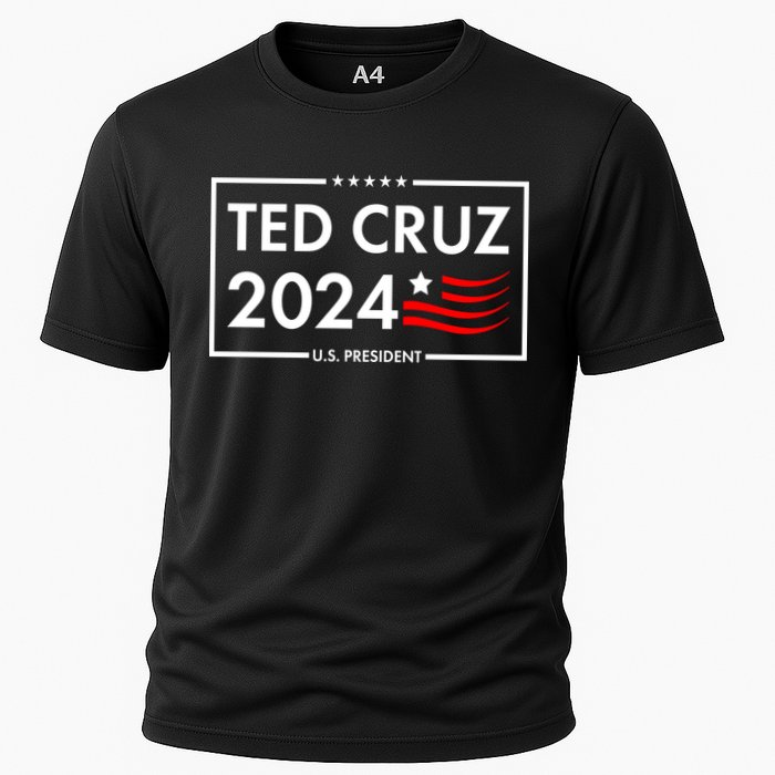 Ted Cruz 2024 For President Logo Cooling Performance Crew T-Shirt