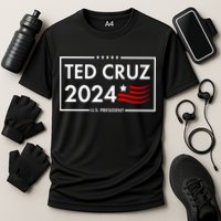 Ted Cruz 2024 For President Logo Cooling Performance Crew T-Shirt