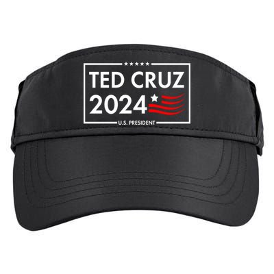Ted Cruz 2024 For President Logo Adult Drive Performance Visor