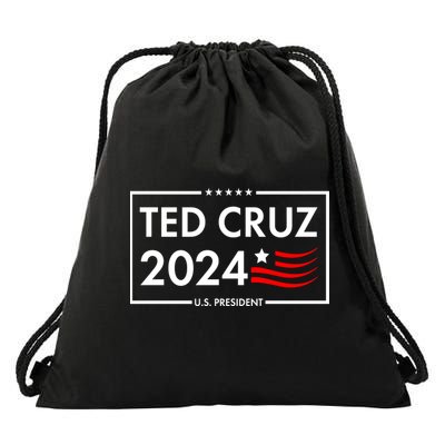 Ted Cruz 2024 For President Logo Drawstring Bag