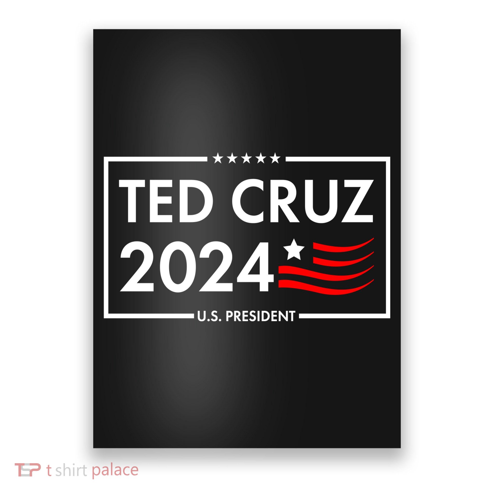 Ted Cruz 2024 For President Logo Poster