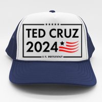 Ted Cruz 2024 For President Logo Trucker Hat